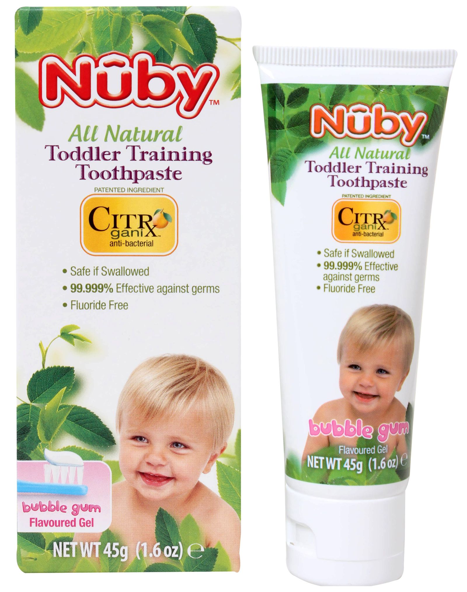 Nuby All Natural Toddler Training Toothpaste