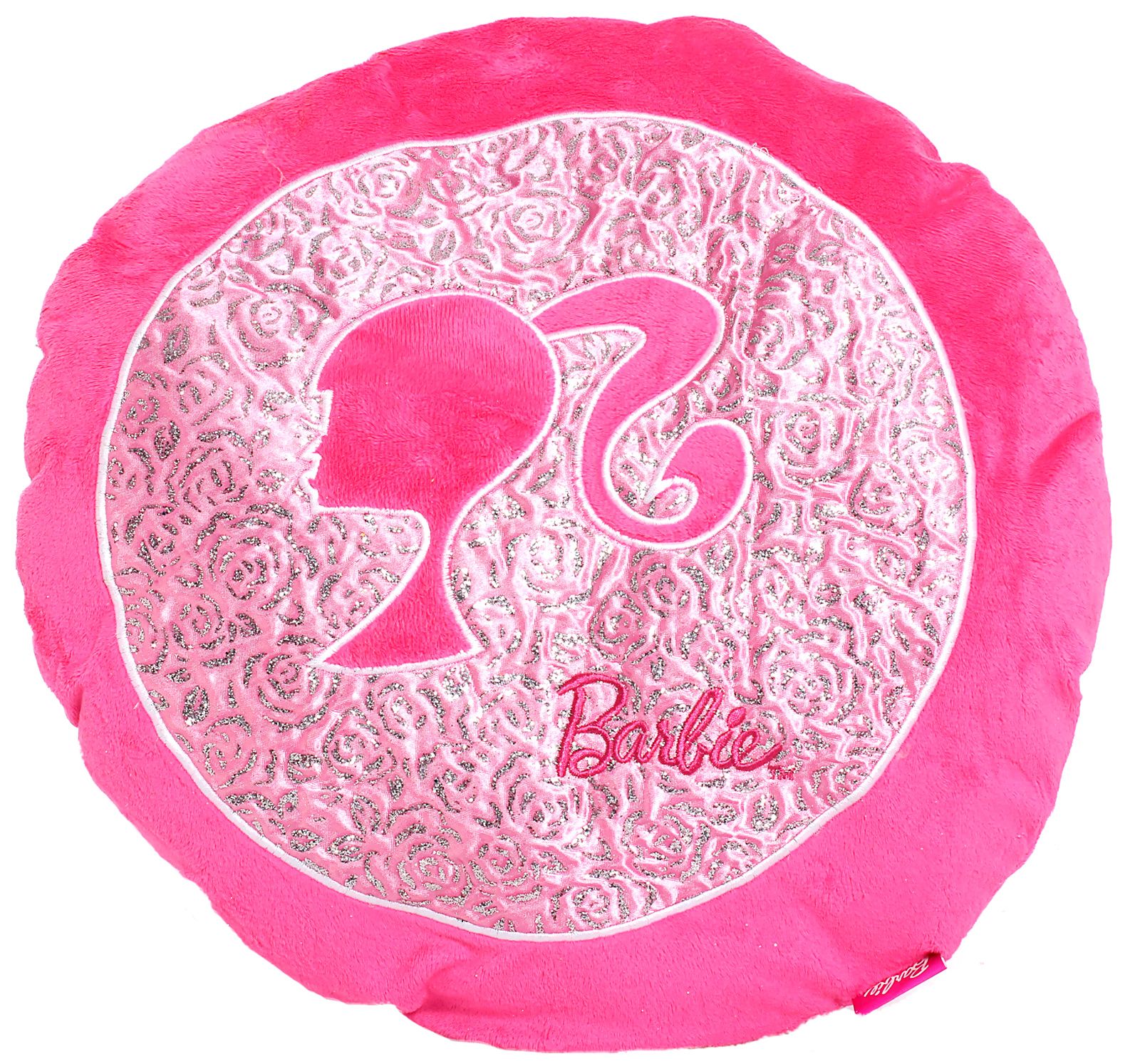 Barbie - Round Glitter Cushion