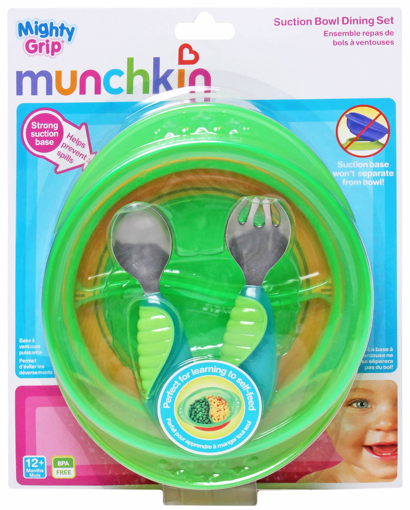 Munchkin - Mighty Grip Suction Bowl Dining Set