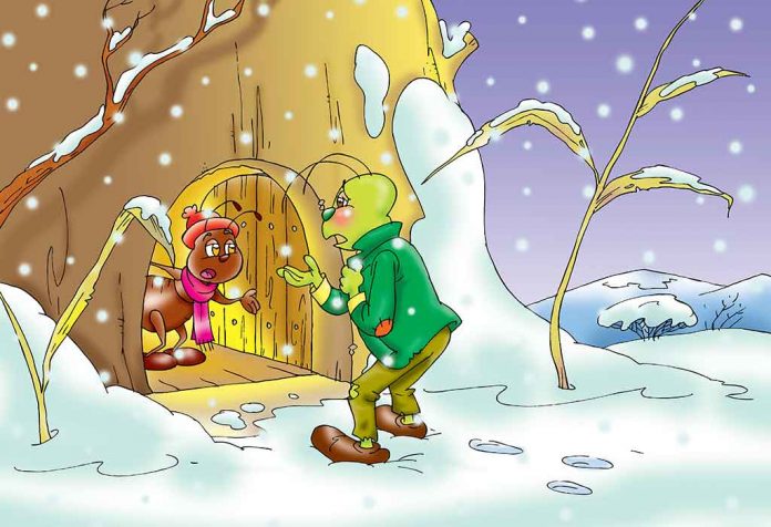 The Ant And The Grasshopper Moral Story For Children