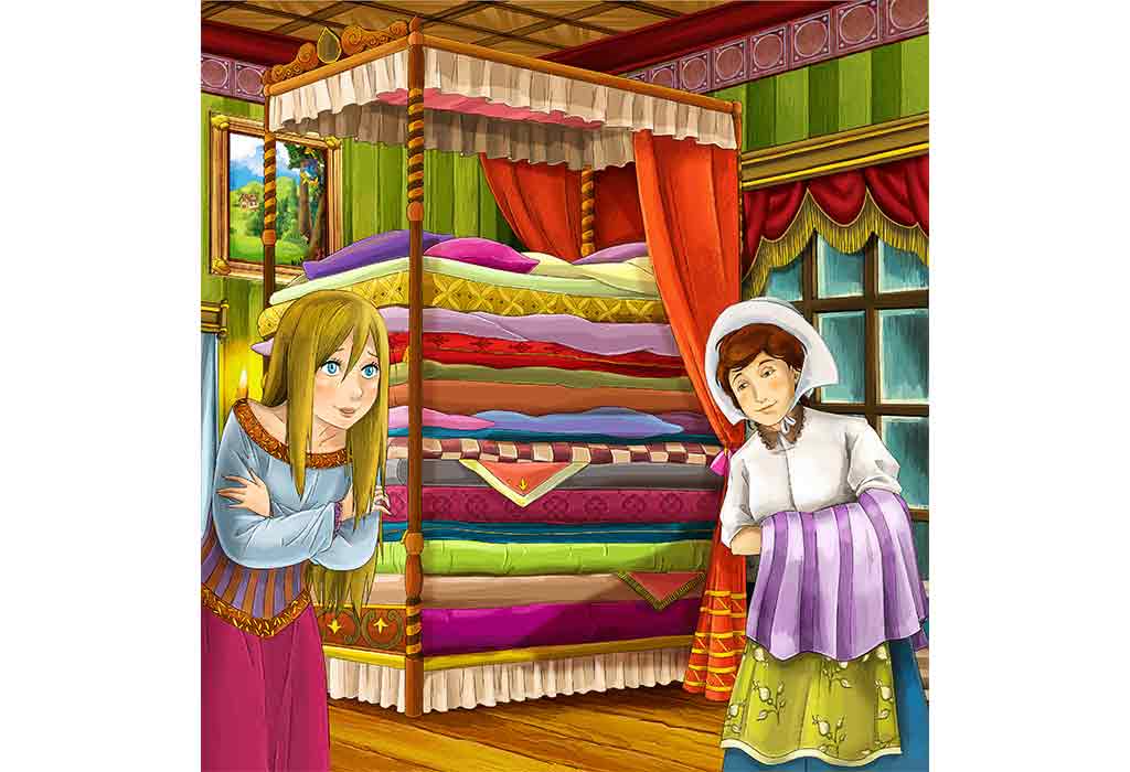 The Princess and The Pea Story in English for Kids With Moral