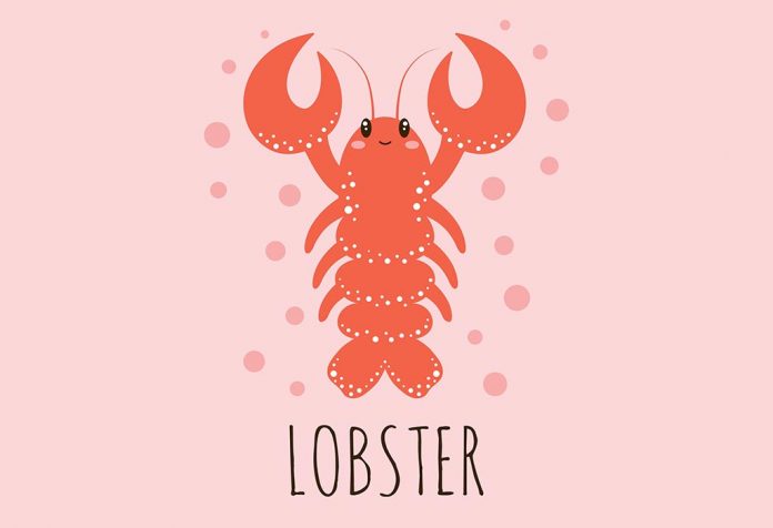 Hand-and-Foot Print Lobster Art