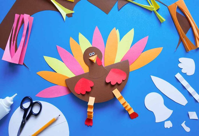 Paper Plate Turkey Craft