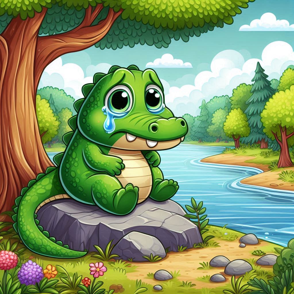 crocodile crying