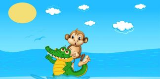 Monkey and crocodile story