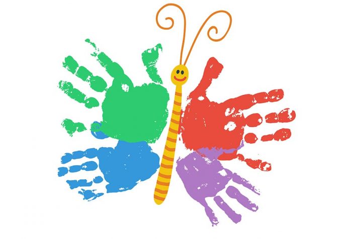 Butterfly Handprint Card