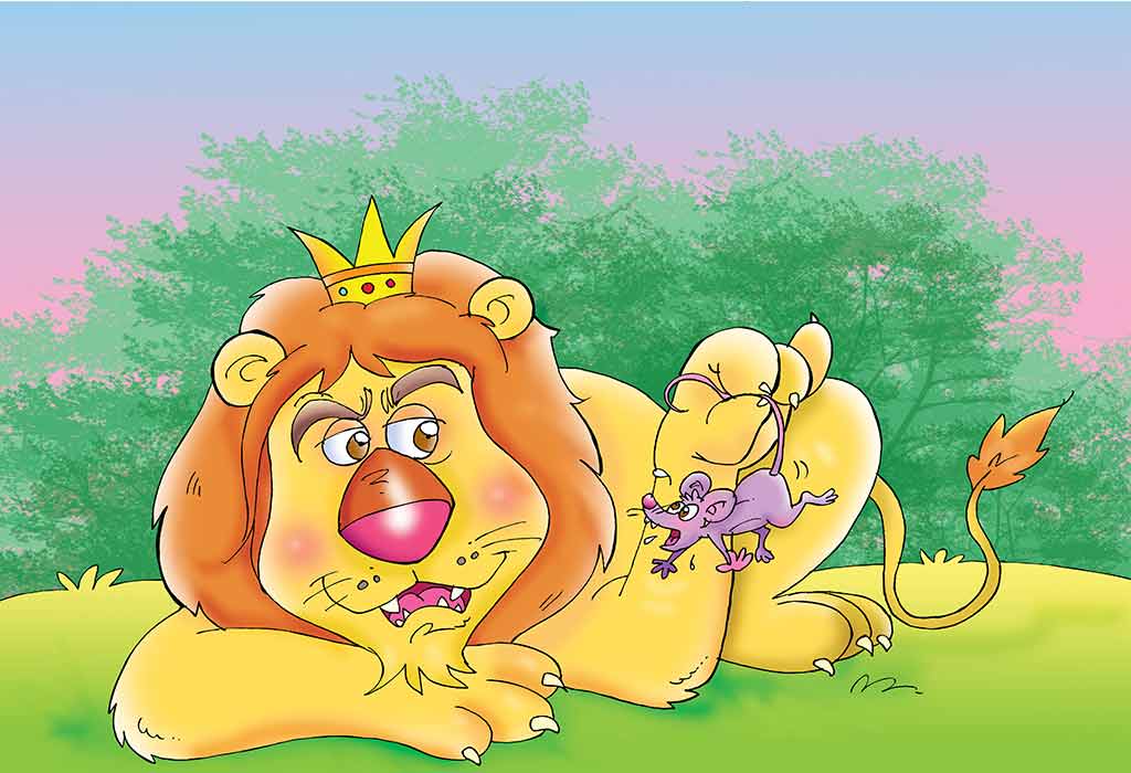 The Story of Lion And The Mouse for children