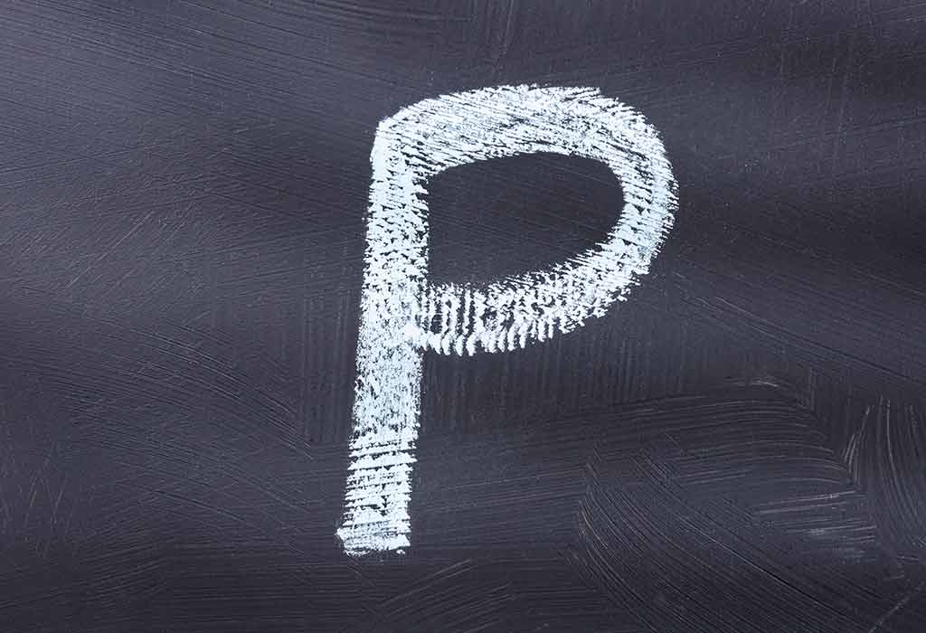 List of Words That Start With Letter 'P' For Children