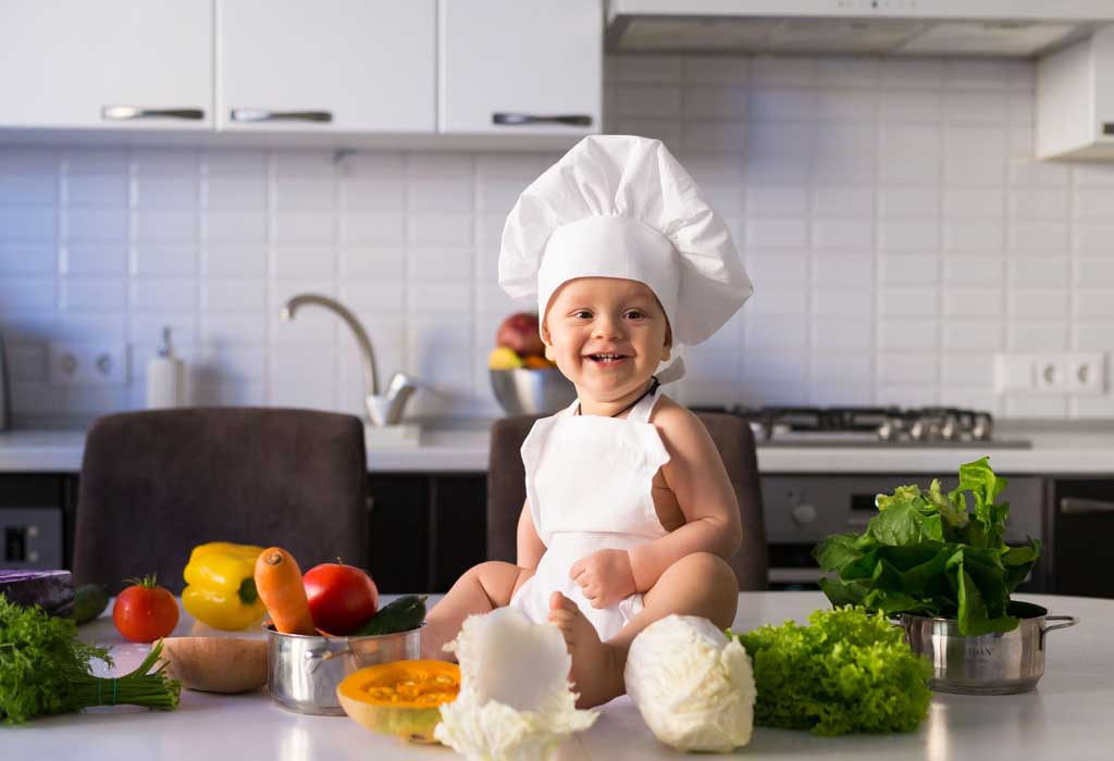 Baby store kitchen cooking