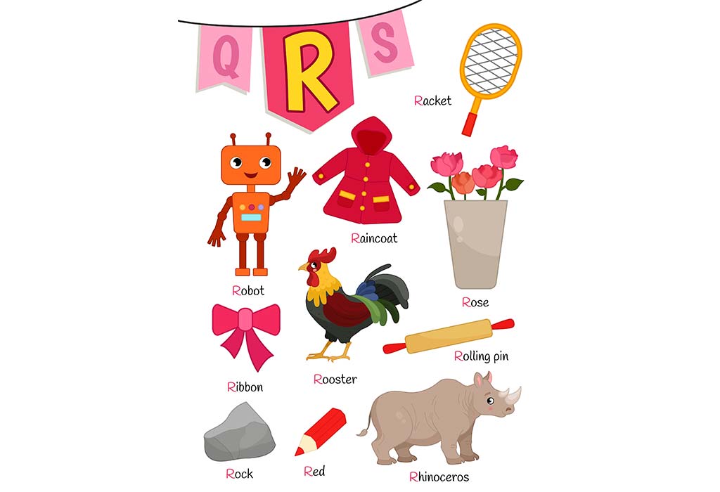 List of Words That Start With Letter 'R' For Children