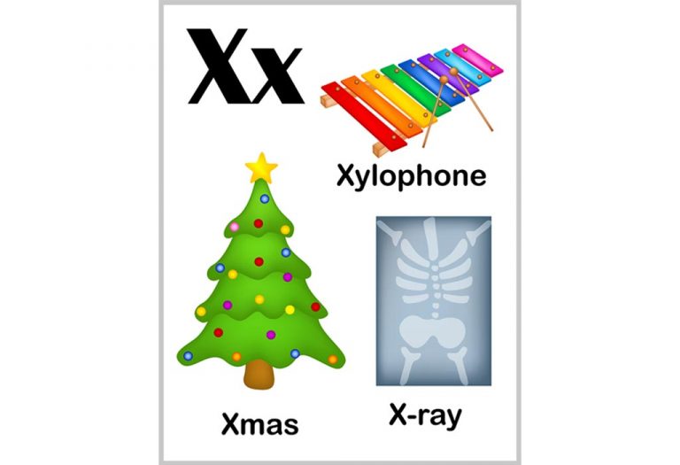 List Of Words That Start With Letter X For Children To Learn