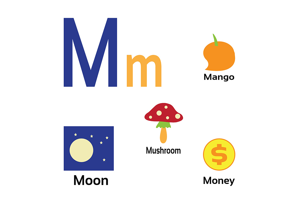 List Of Words That Start With Letter 'M' For Children To Learn
