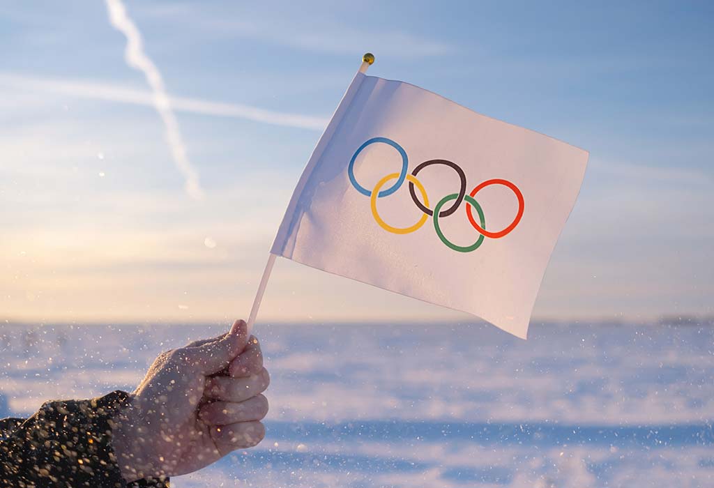 The flag of the Olympic Games (10)