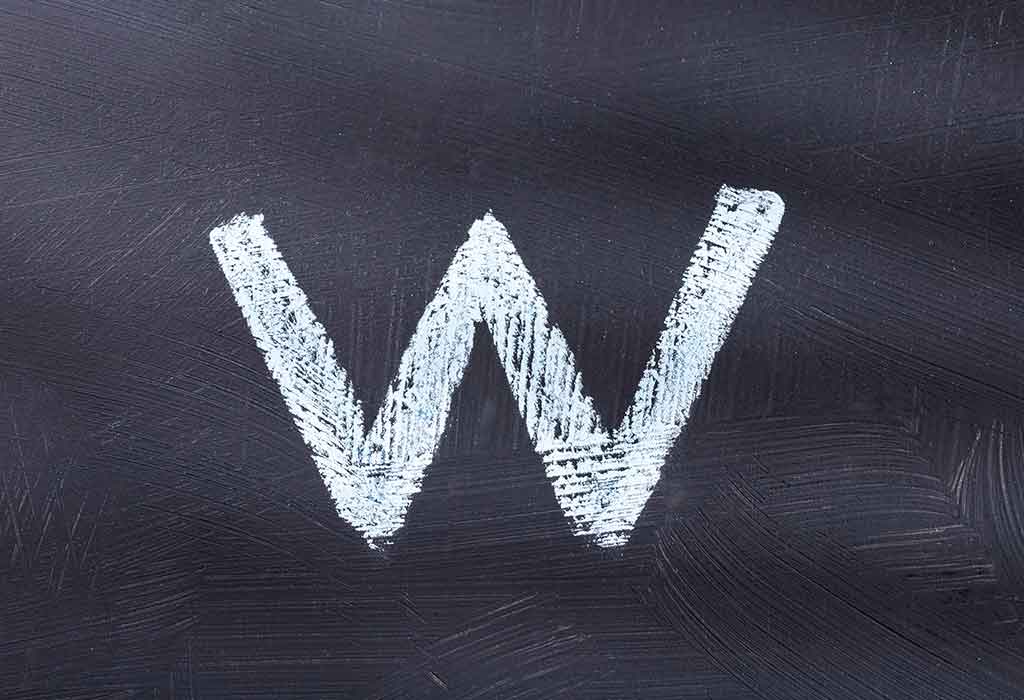List of Words That Start With Letter 'W' For Children