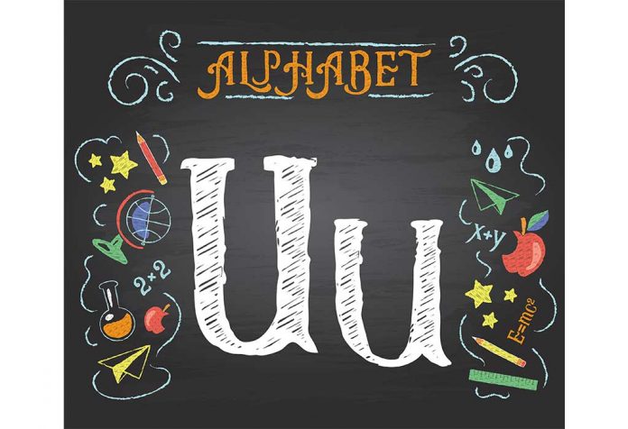 3 letter words starting with U for kids to improve vocabulary