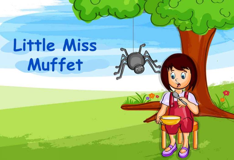 Little Miss Muffet Nursery Rhyme For Kids