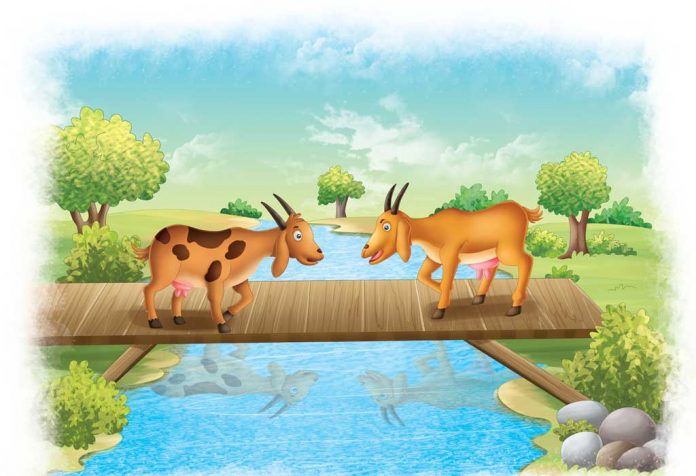 The Two Goats Story With Moral For Kids