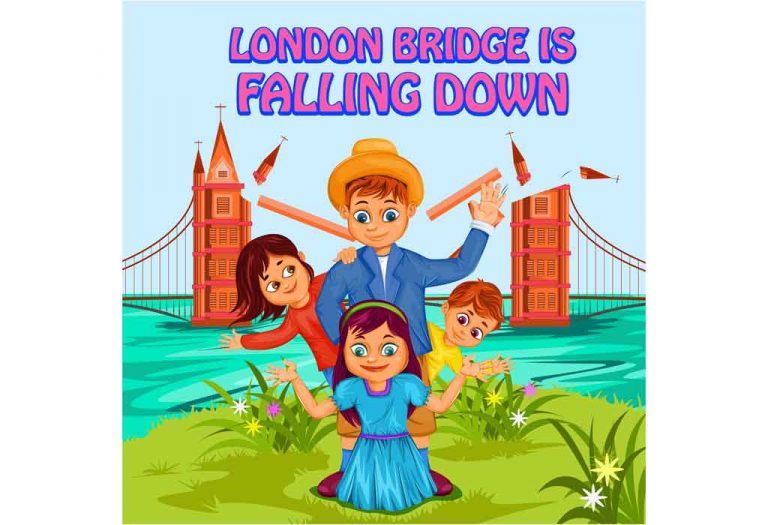 London Bridge Is Falling Down Nursery Rhyme For Kids With Lyrics