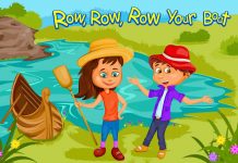 Row Row Row Your Boat | Nursery Rhyme For Kids With Lyrics