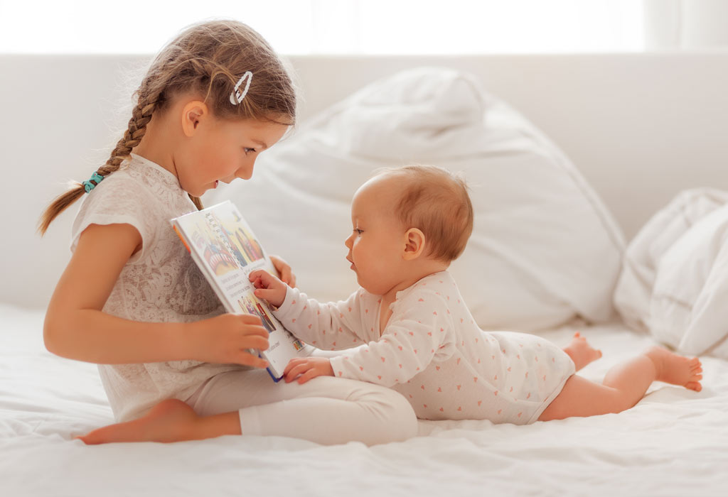 your child will enjoy their older sibling duties