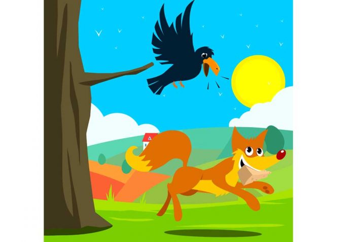 The Fox And The Crow Story For Children With Moral