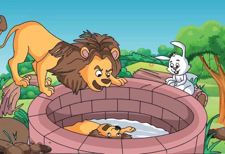 The Foolish Lion And The Clever Rabbit Story With Moral For Kids