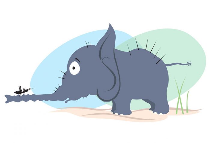 The Story Of The Elephant And Ant With Moral For Kids