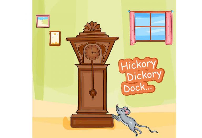 Hickory Dickory Dock Nursery Rhyme For Kids