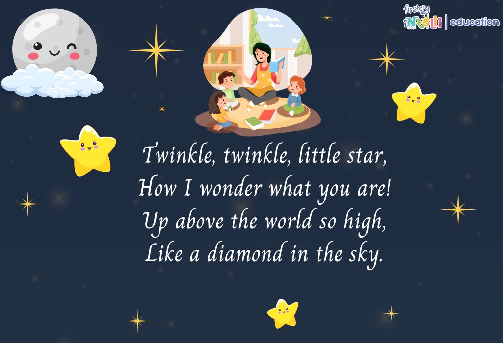 Twinkle, Twinkle, Little Star Nursery Rhyme For Kids
