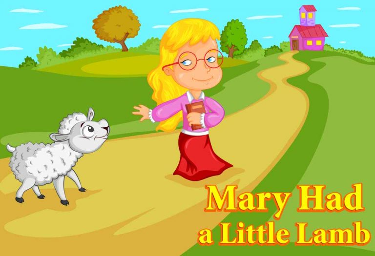 Mary Had A Little Lamb Nursery Rhyme For Kids With Lyrics