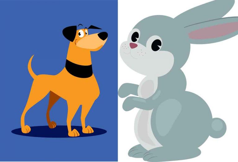 The Dog And The Rabbit Story With A Moral For Kids
