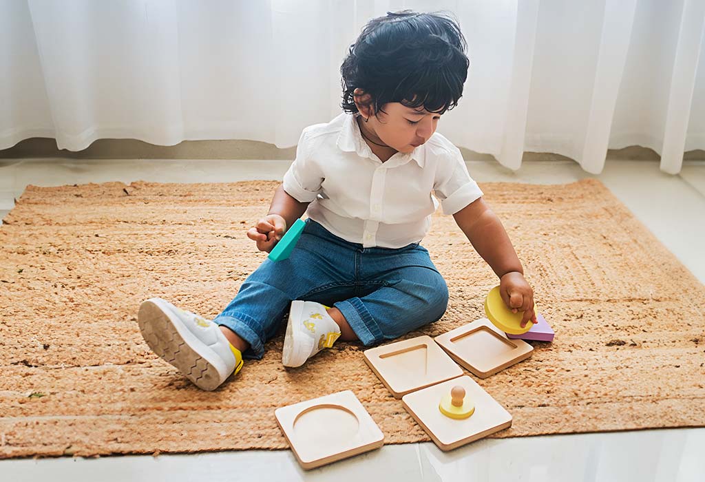Wooden Shape Matching Boards