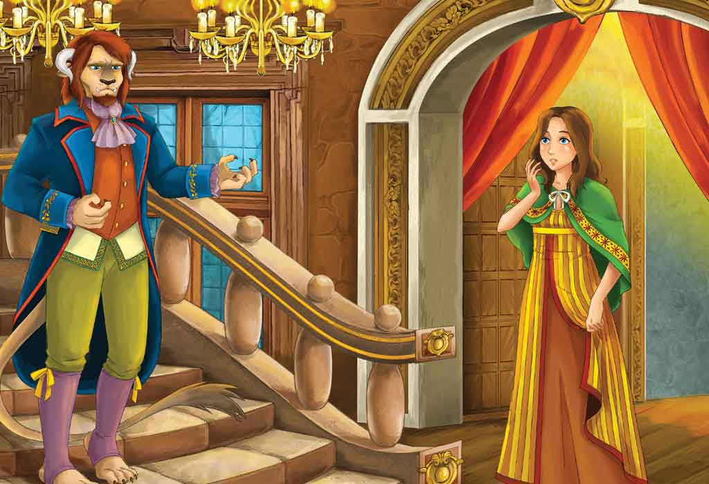beauty and the beast story for children