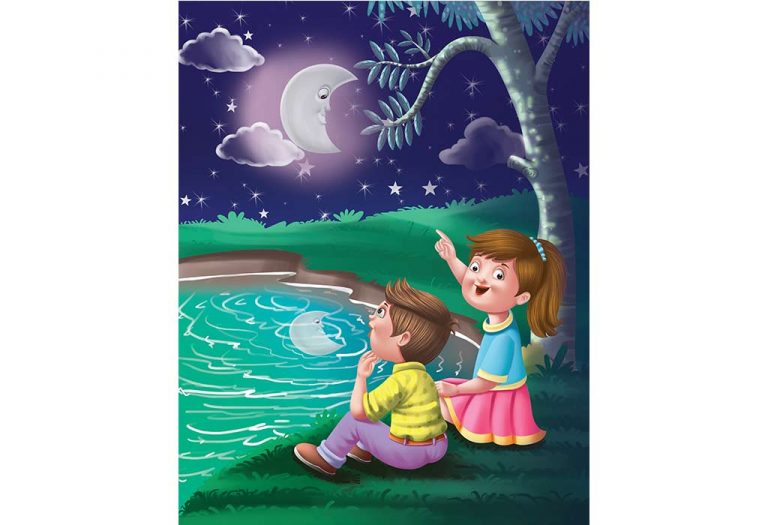 I See The Moon And The Moon Sees Me Nursery Rhyme For Kids With Lyrics