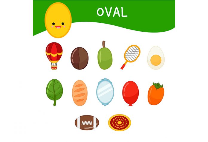 Oval Shape For Preschoolers and Kids