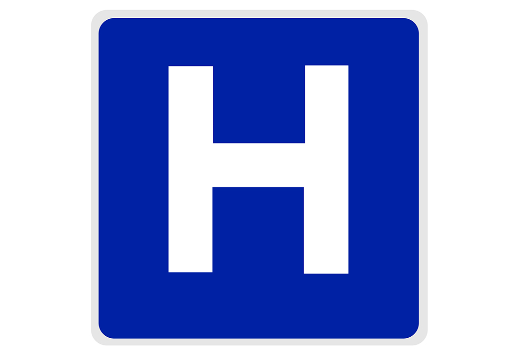 Hospital Ahead>