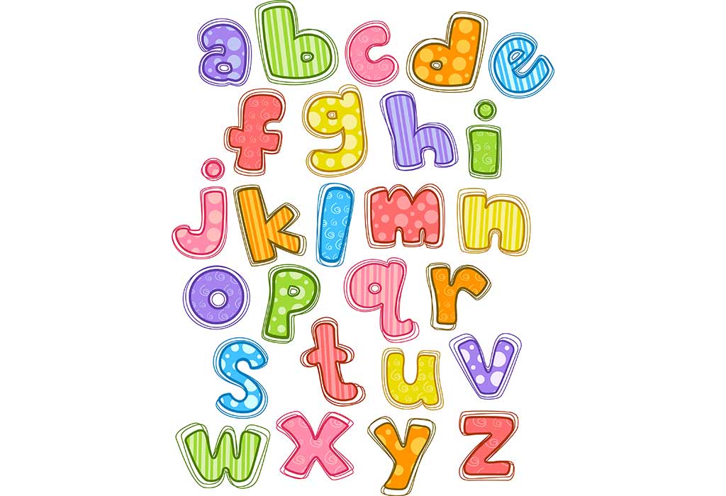 Examples Of Lowercase Letters