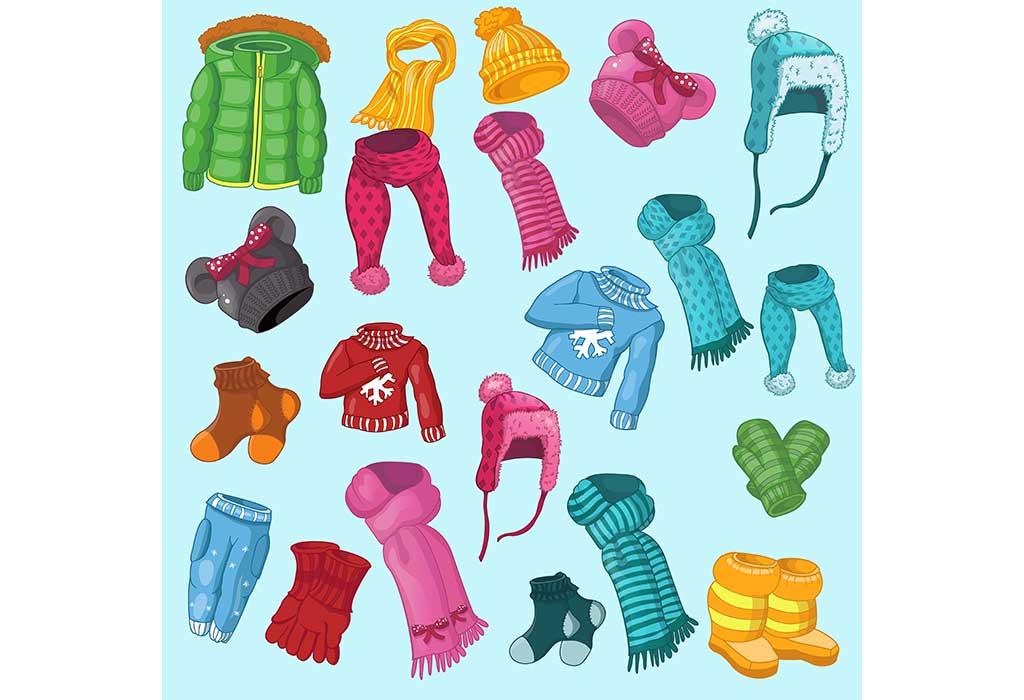 List of Winter Clothes Vocabulary Words For Kids (With Pictures)
