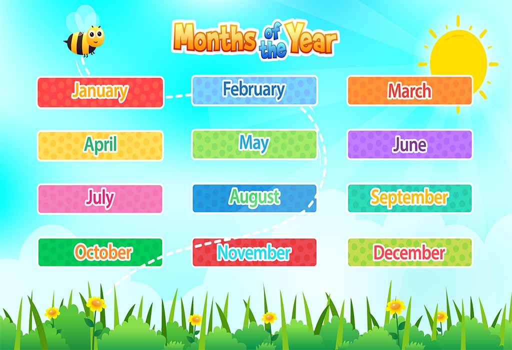 Months Of The Year: Learn The Names Of The 12 Months In English