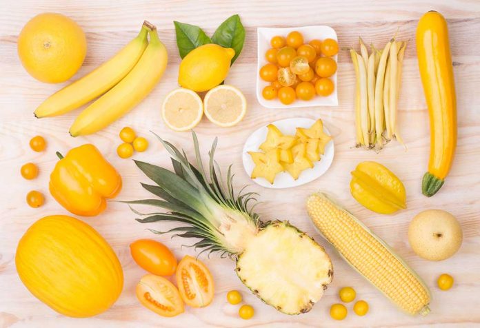 Yellow Fruit Names For Kids
