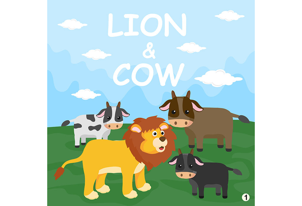 The Lion And Cows Story For