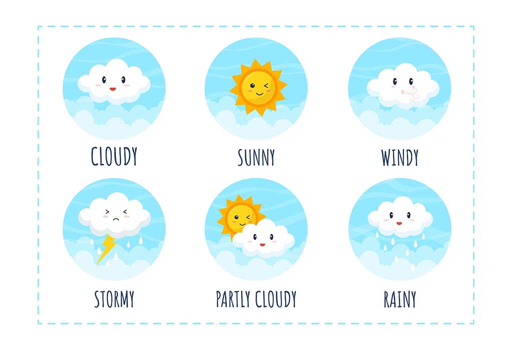 weather types for kids