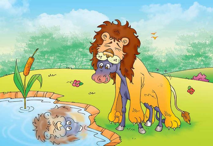The Donkey In The Lion's Skin Story With Moral For Kids