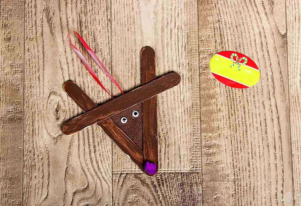 Popsicle Stick Reindeer
