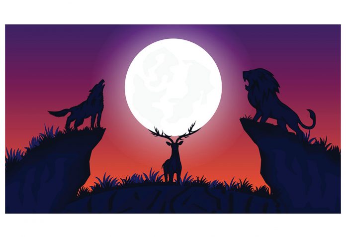 The Story Of The Lion And The Wolf With Moral For Kids