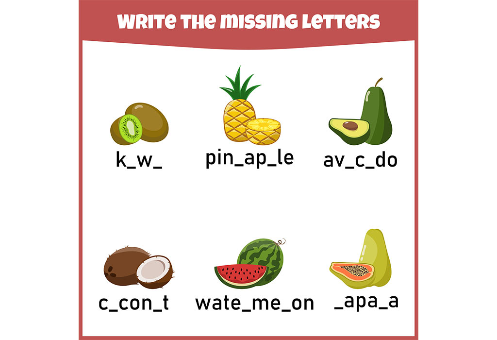 Teaching Missing Letters To Kids