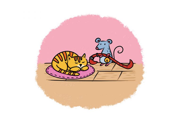 The cat and the rat story for children with moral