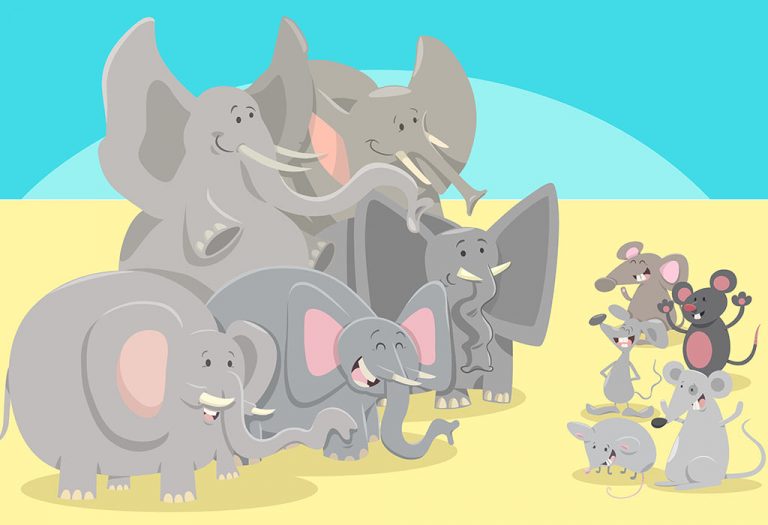 The Elephants and The Mice Story With Moral For Kids