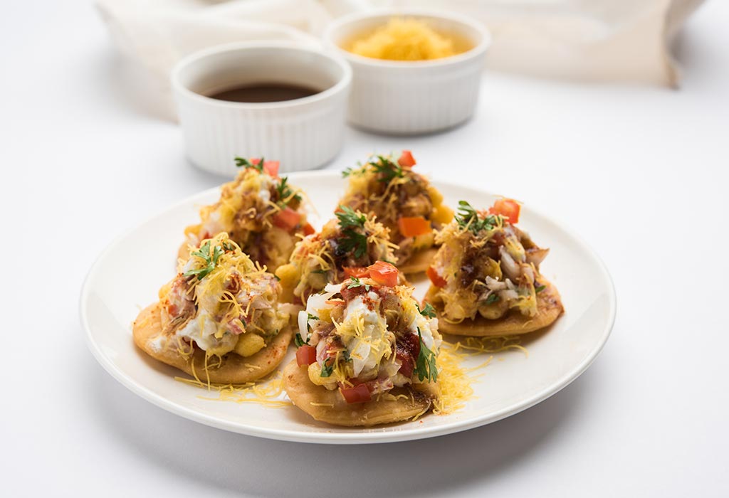 Schezwan Dahi Puri