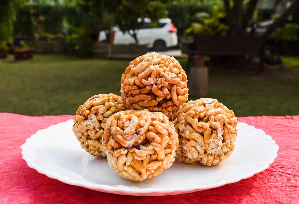 Puffed Rice Peanut Butter Balls